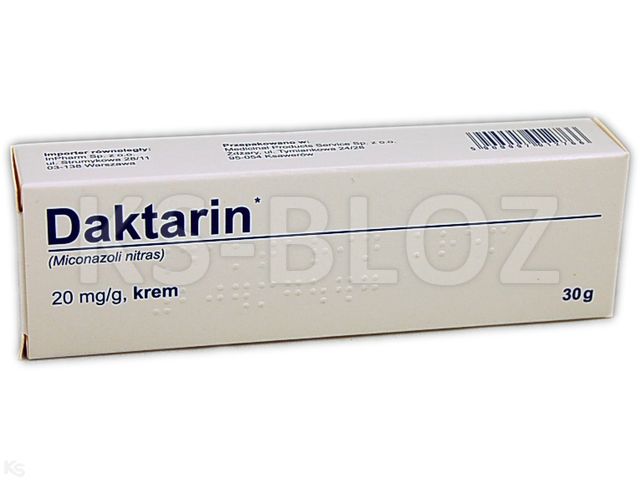 Daktarin interakcje ulotka krem 20 mg/g 30 g (tub.)