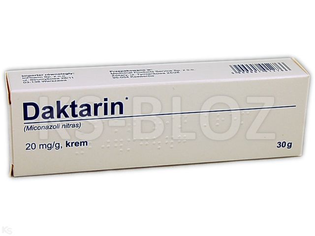 Daktarin interakcje ulotka krem 20 mg/g 30 g | tuba