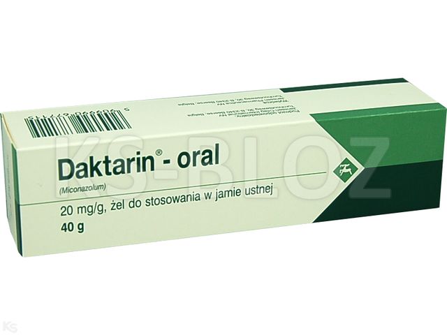 Daktarin - Oral interakcje ulotka żel do stosowania w jamie ustnej 20 mg/g 40 g