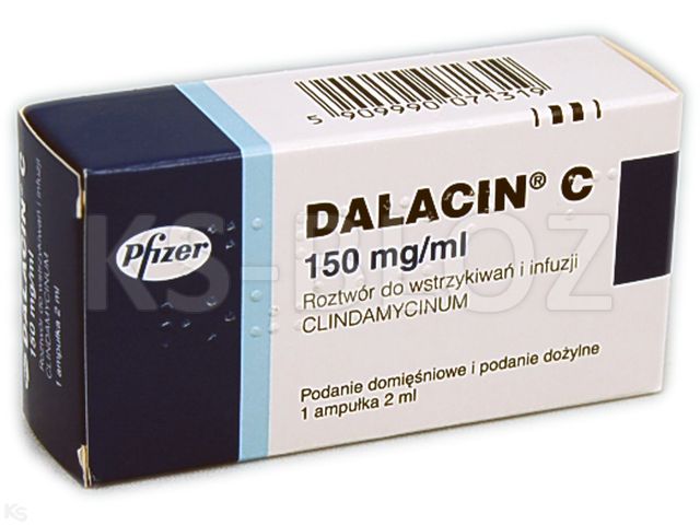 Dalacin C interakcje ulotka roztwór do wstrzykiwań i infuzji 300 mg/2ml 1 amp. po 2 ml