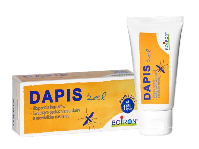 Dapis Żel łagodzący interakcje ulotka żel - 40 g