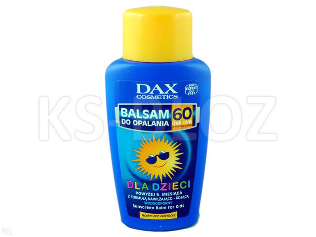 DAX Balsam do opalania dla dzieci F 60 interakcje ulotka   150 ml