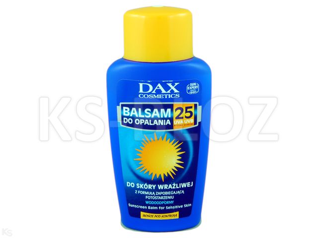 DAX Balsam do opalania skóra wrażliwa F 25 interakcje ulotka   150 ml