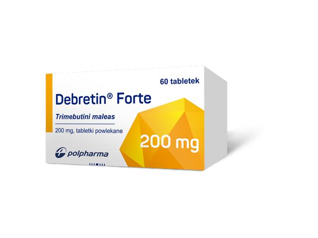 Debretin Forte interakcje ulotka tabletki powlekane 200 mg 60 tabl.