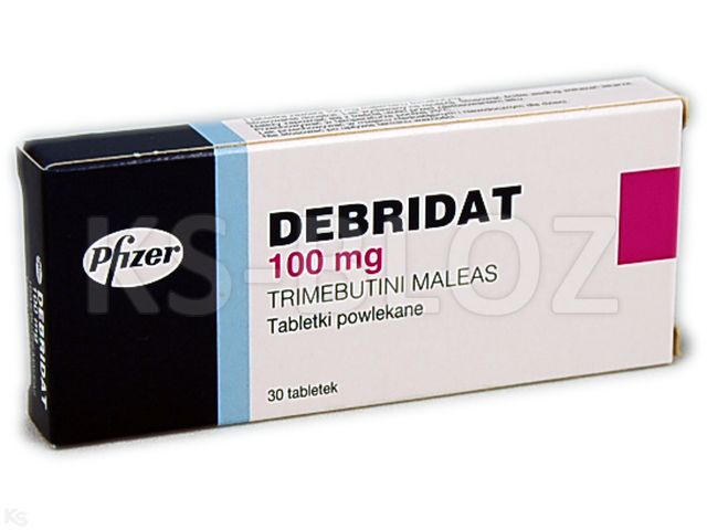 Debridat interakcje ulotka tabletki powlekane 100 mg 30 tabl. | 2 blist.po 15 szt.