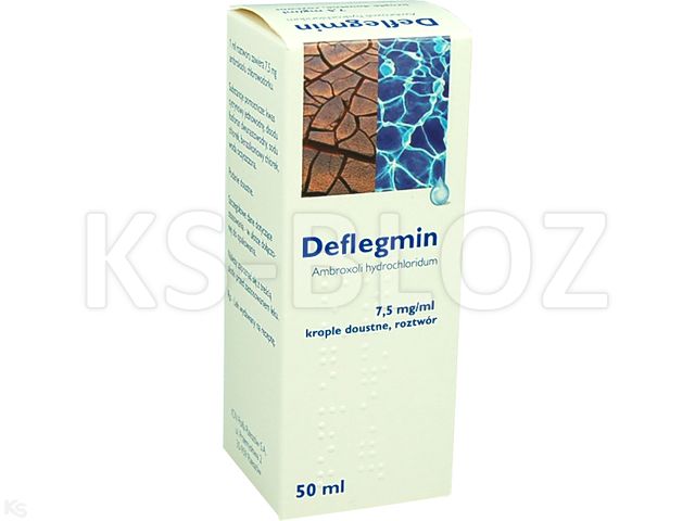 Deflegmin Baby interakcje ulotka krople doustne 7,5 mg/ml 50 ml