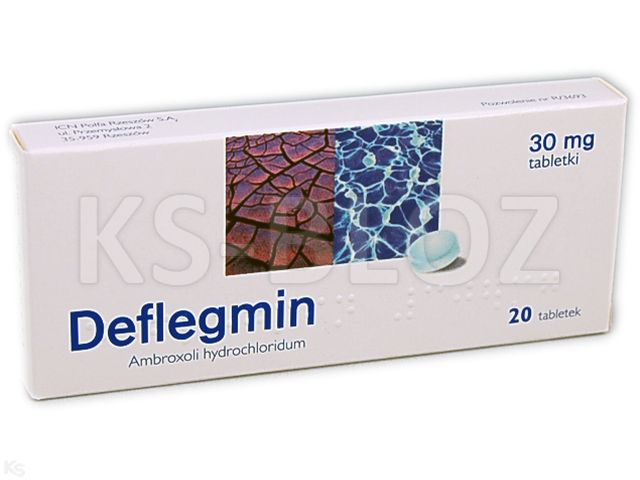Deflegmin interakcje ulotka tabletki 30 mg 20 tabl. | blister