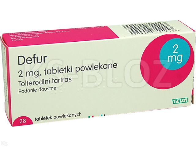 Defur interakcje ulotka tabletki powlekane 2 mg 28 tabl.