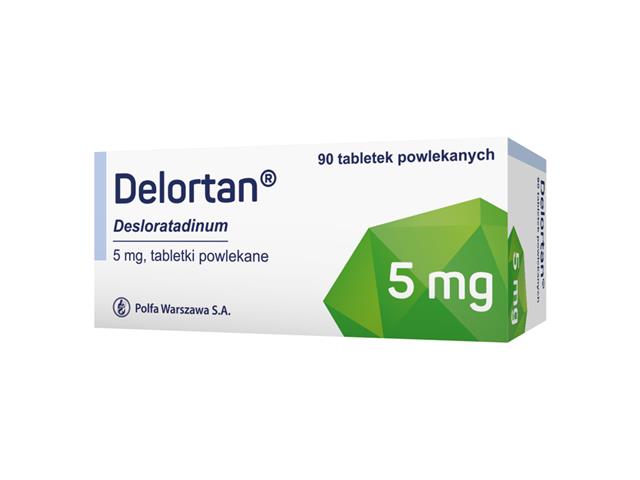 Delortan interakcje ulotka tabletki powlekane 5 mg 