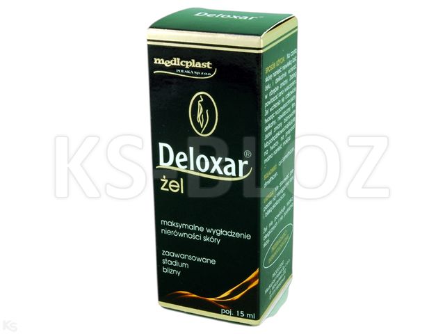 DELOXAR Żel na blizny interakcje ulotka żel - 15 ml