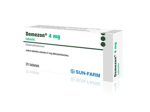 Demezon interakcje ulotka tabletki 4 mg 20 tabl.
