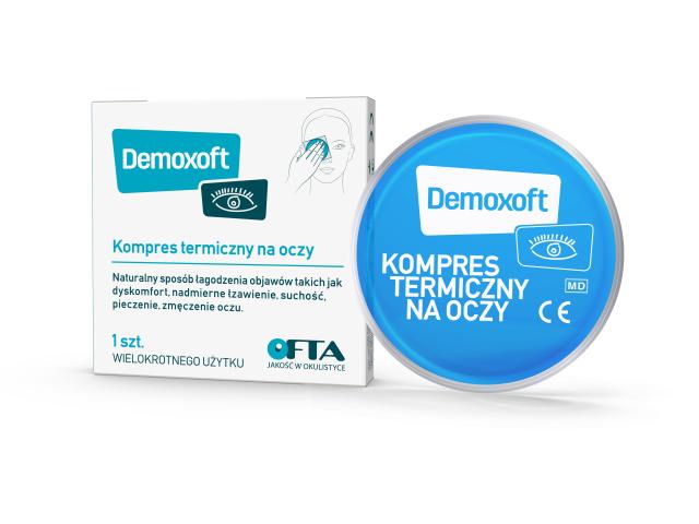 Demoxoft Kompres na oczy termiczny interakcje ulotka kompres  1 szt.