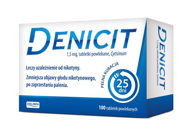 Denicit interakcje ulotka tabletki powlekane 1,5 mg 100 tabl.