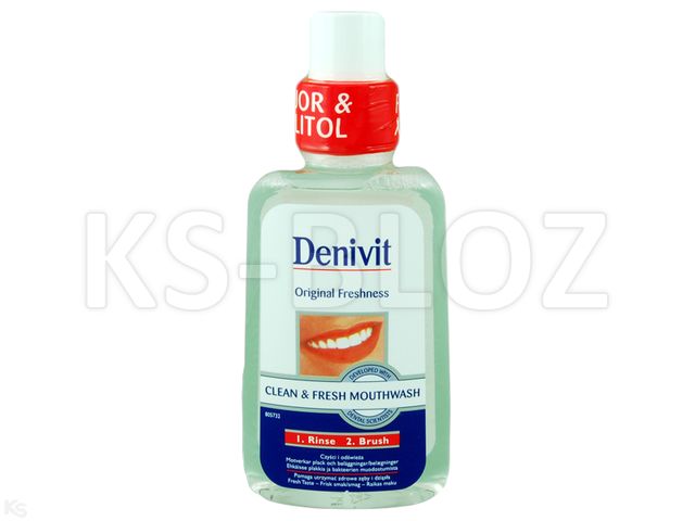Denivit Płyn do płukania ust anyżowy biały interakcje ulotka płyn do płukania jamy ustnej - 250 ml