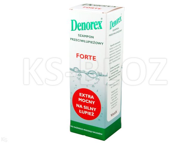 DENOREX FORTE Szamp. p/łupież. - ulotka (dawkowanie, zastosowanie ...