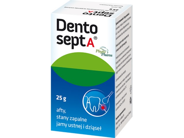 Dentosept A interakcje ulotka płyn do stos.w j.ust. - 25 g