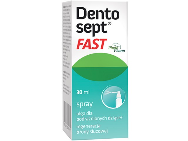 Dentosept Fast interakcje ulotka spray  30 ml