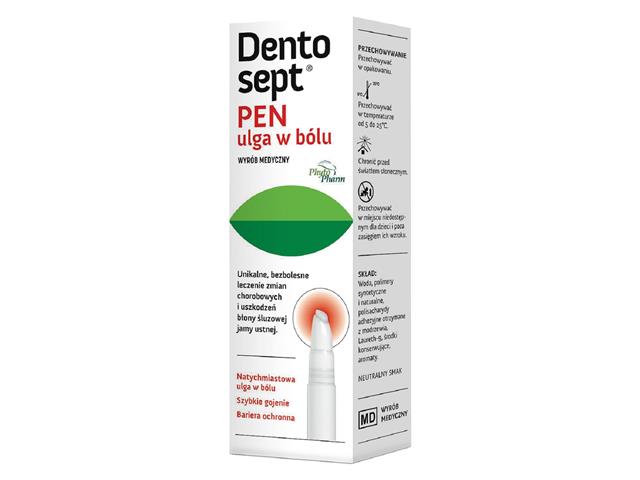 Dentosept Pen Ulga W Bólu interakcje ulotka żel  3,3 ml