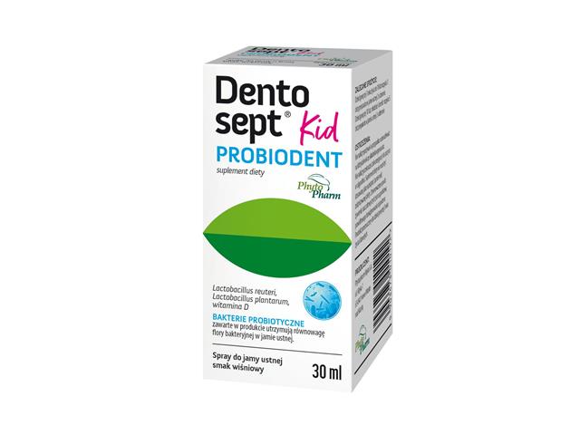 Dentosept Probiodent Kid interakcje ulotka spray  30 ml