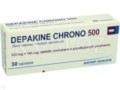 Depakine Chrono 500 interakcje ulotka tabletki powlekane o przedłużonym uwalnianiu 333mg+145mg 30 tabl. | 3 blist.po 10 szt.