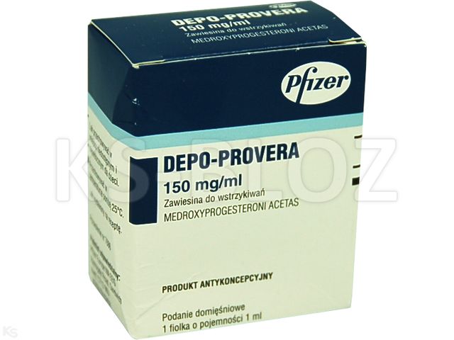 Depo-Provera interakcje ulotka zawiesina do wstrzykiwań 150 mg/ml 1 fiol. po 1 ml