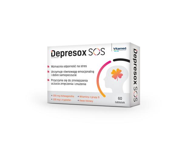 Depresox SOS interakcje ulotka tabletki - 60 tabl.