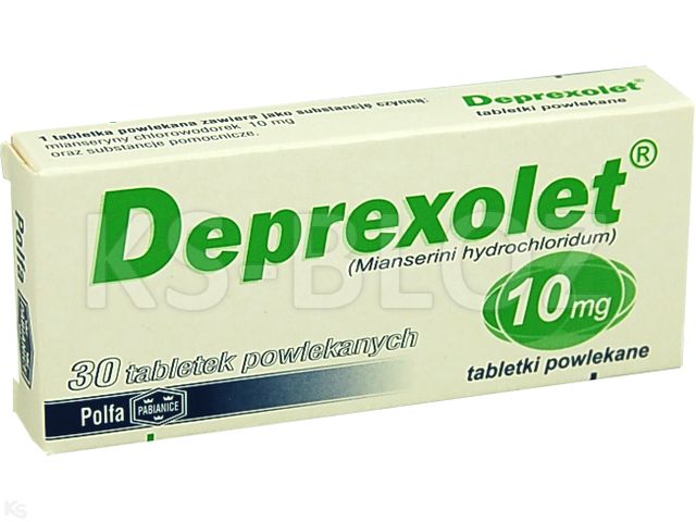 Deprexolet interakcje ulotka tabletki powlekane 10 mg 30 tabl. | 1 blist.po 30 szt.