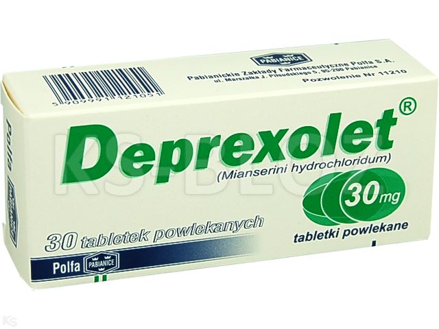 Deprexolet interakcje ulotka tabletki powlekane 30 mg 30 tabl. | blister