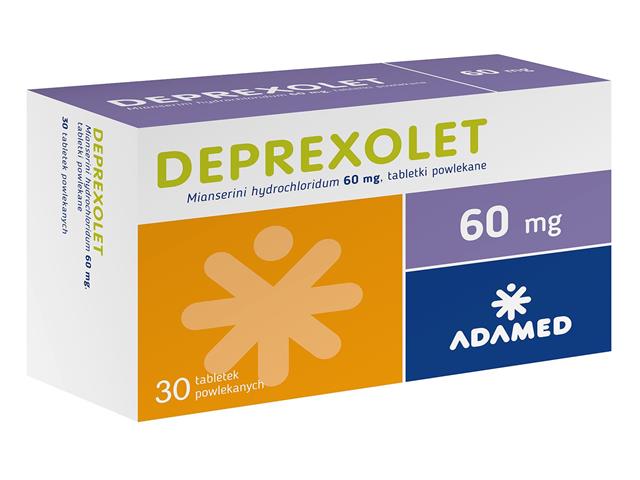 Deprexolet interakcje ulotka tabletki powlekane 60 mg 30 tabl.