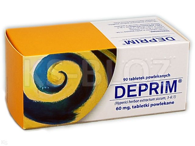 Deprim interakcje ulotka tabletki powlekane 60 mg 90 tabl. | 9 blist.po 10 szt.