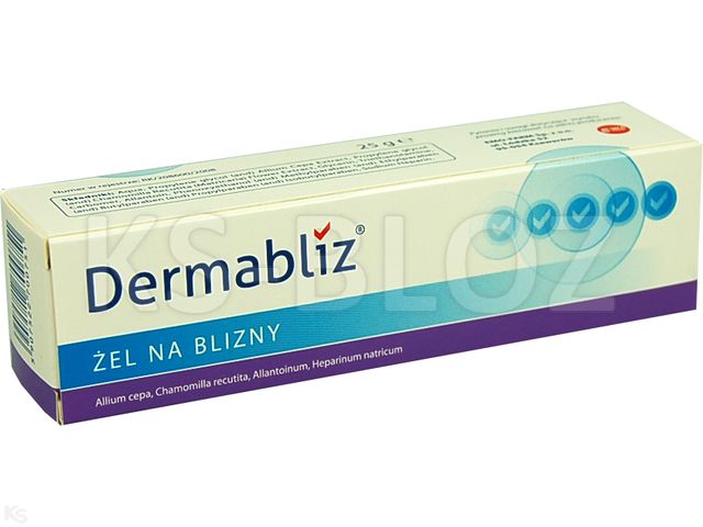 DERMABLIZ Żel na blizny interakcje ulotka żel - 25 g