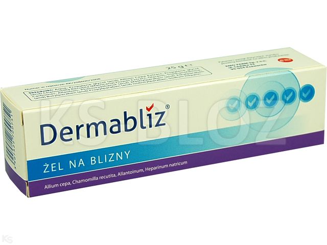 DERMABLIZ Żel na blizny interakcje ulotka żel  25 g