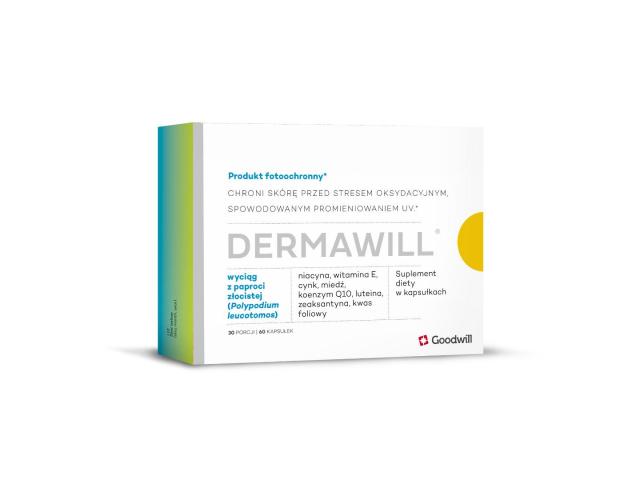 Dermawill interakcje ulotka kapsułki - 60 kaps.