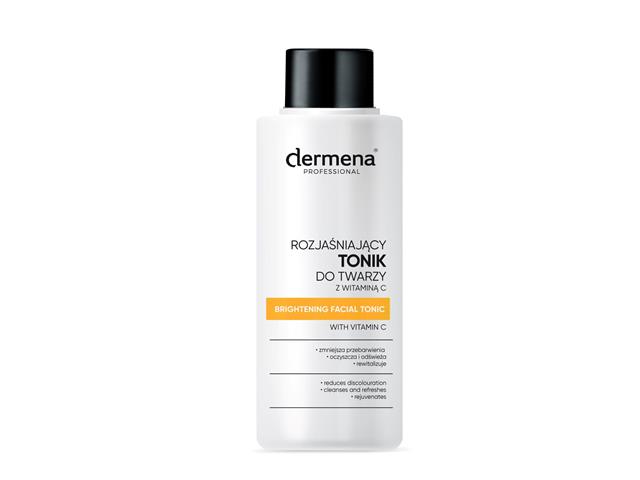 Dermena Professional Tonik do twarzy rozjaśniający z witaminą C interakcje ulotka tonik - 150 ml