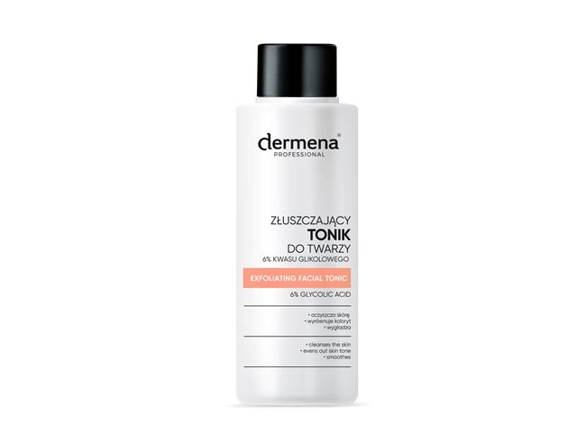 Dermena Professional Tonik do twarzy złuszczający z kwasem glikolowym 6% interakcje ulotka tonik - 100 ml