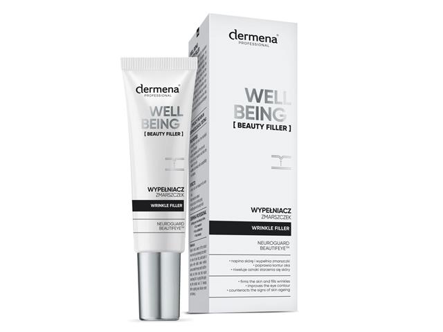 Dermena Professional Well-Being Beauty Filler wypełniacz zmarszczek kremowy interakcje ulotka krem - 30 ml
