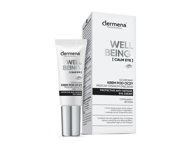 Dermena Professional Well-Being Calm Eye Krem przeciw oznakom zmęczenia pod oczy ochronny interakcje ulotka krem  15 ml