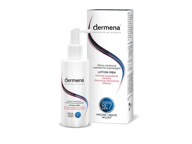 Dermena Supported By Science Men Lotion hamujący wypadanie włosów dla mężczyzn interakcje ulotka lotion - 150 ml (but.z atomizer.)