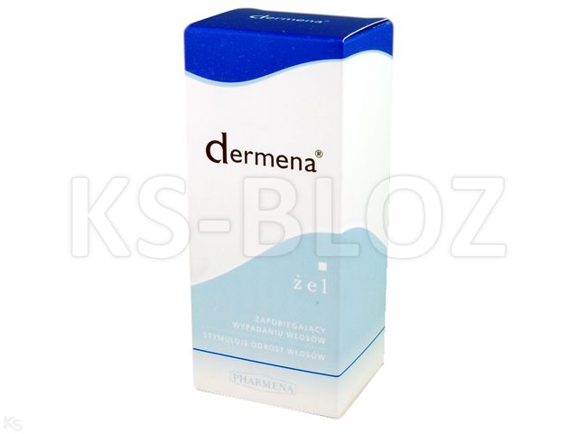 DERMENA Żel hamujący wypadanie włosów interakcje ulotka żel  100 ml (tub.)