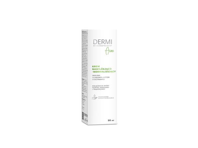 Dermi Acne Krem nawilżająco normalizujący skóra mieszana, tłusta, trądzikowa interakcje ulotka krem  50 ml