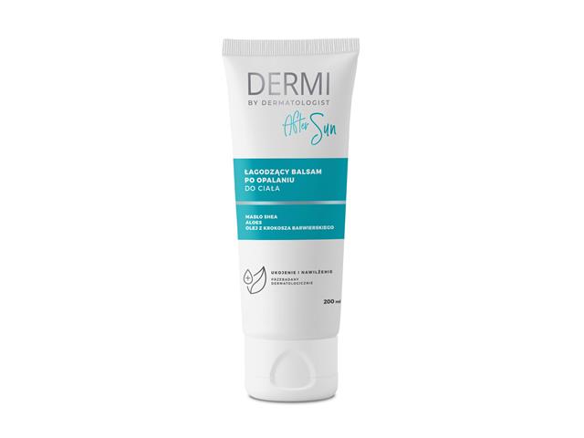 Dermi By Dermatologist After Sun Balsam po opalaniu do ciała łagodzący interakcje ulotka balsam  200 ml