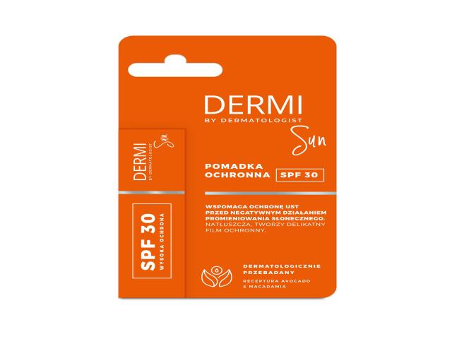 Dermi By Dermatologist Pomadka ochronna SPF 30 interakcje ulotka   4.5 g