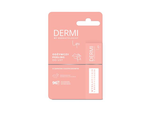 Dermi Lips Peeling do ust odżywczy o zapachu ciasteczek interakcje ulotka pomadka do ust  4,4 g