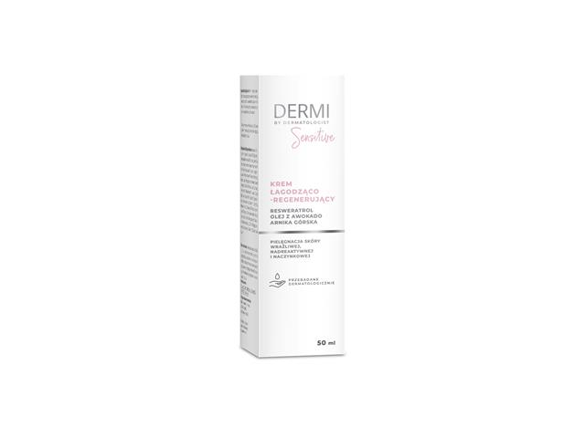 Dermi Sensitive Krem łagodząco regenerujący interakcje ulotka krem  50 ml