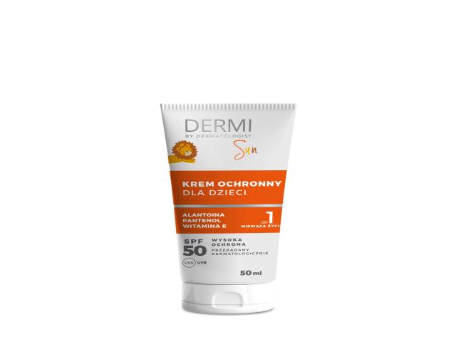 Dermi Sun Krem dla dzieci ochronny SPF 50 interakcje ulotka krem  50 ml