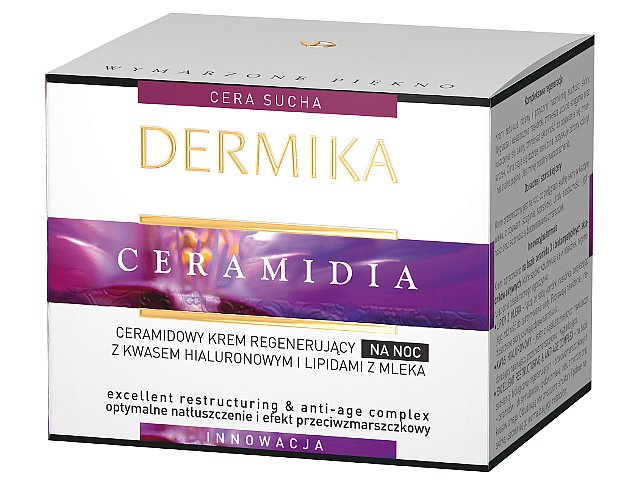 DERMIKA CERAMIDIA Krem regen.n/noc interakcje ulotka krem  50 ml