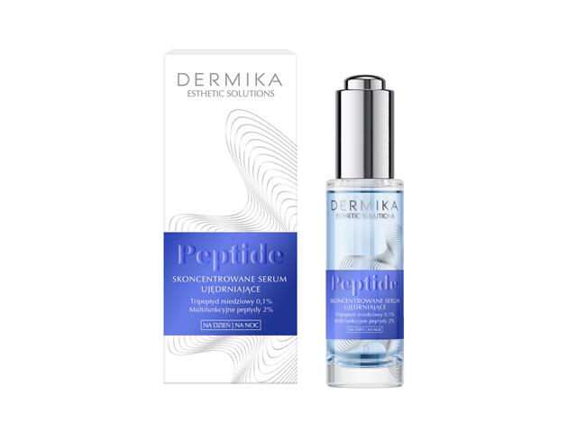 DERMIKA ESTHETIC SOLUTIONS PEPTIDE Skoncentrowane Serum ujędrniające na dzień i na noc interakcje ulotka serum - 30 ml
