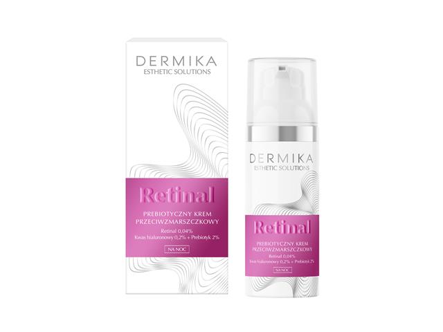 DERMIKA ESTHETIC SOLUTIONS RETINAL Prebiotyczny Krem przeciwzmarszczkowy na noc interakcje ulotka   50 ml