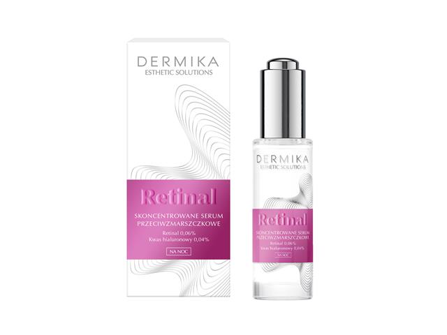 DERMIKA ESTHETIC SOLUTIONS RETINAL Skoncentrowane Serum przeciwzmarszczkowe na noc interakcje ulotka serum - 30 ml