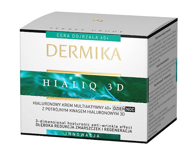Dermika Hialiq 3d Krem multiaktywny na dzień, noc 60+ interakcje ulotka krem - 50 ml
